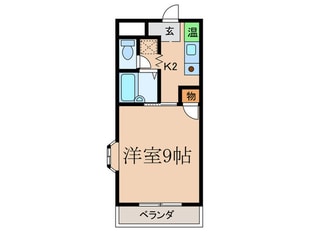 ジュネス京田辺の物件間取画像